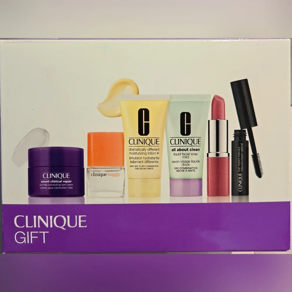 Clinique Skincare and Makeup 6 Pcs Collection - Picture 1 of 3